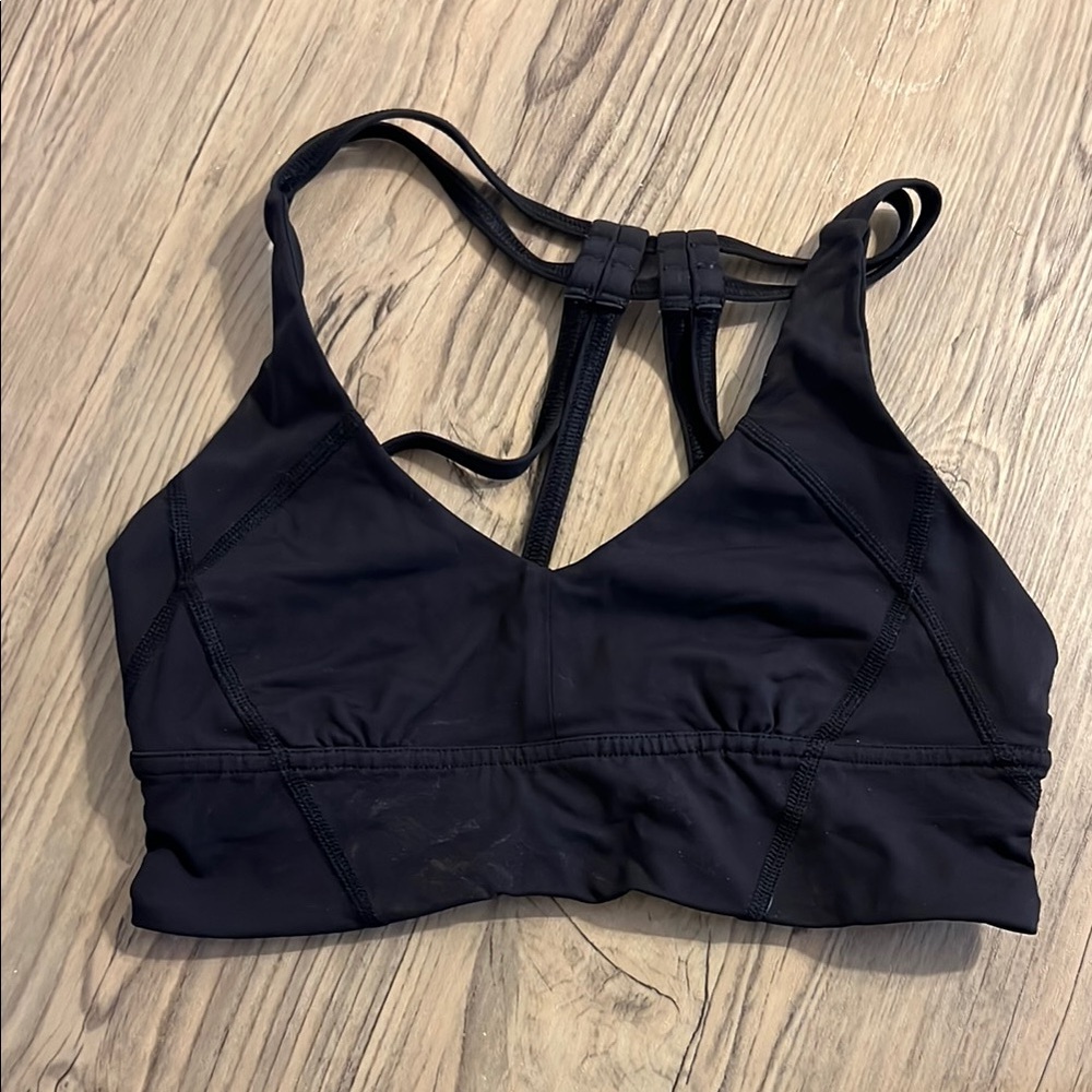 Black LuLuLemon Sports Bra S/M